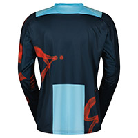 Scott Evo Dirt Jersey Sail Blue Fast Red - 2