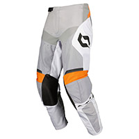 Pantaloni Scott Evo Race bianco arancio