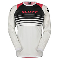 Camiseta Scott Evo Swap blanco rosa