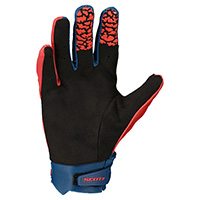 Scott Evo Track Junior Gloves Blue Red Kid