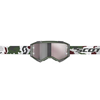 Gafas Scott Fury Camo Edition verde oscuro blanco