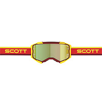 Scott Fury Heritage Goggle Red Yellow Chrome