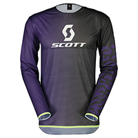 Camiseta Scott Podium Pro violeta verde
