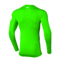 Camiseta Seven Zero Compression verde fluo