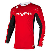 Camiseta Seven MX Rival Staple rojo
