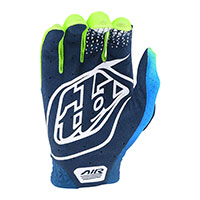 Troy Lee Designs Air Jet Gloves Blue Yellow