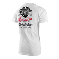 T-shirt Troy Lee Designs Rb Rampage Scorched Blanc