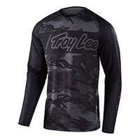 Camiseta Troy Lee Designs SE Pro Air Vox Camo negro