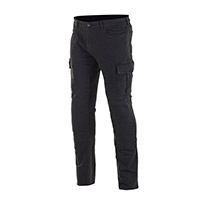 Jeans Alpinestars Cargo negros distressed