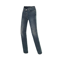 Jeans Dama Clover Sys Light stone washed azul