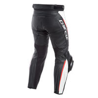 Dainese Delta 3 Leather Pants Bianco Rosso - img 2
