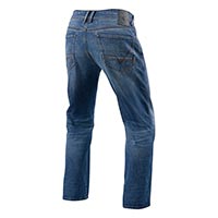 Jeans Rev'it Philly 3 Lf Short Blu Medio - img 2