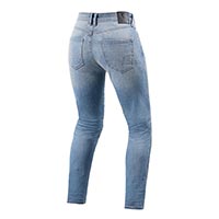 Jeans Donna Rev'it Shelby 2 Sk Azzurro - img 2