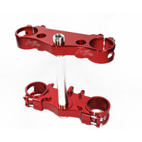 Piastre Forcella Kite Honda Crf 250 10-16 Crf 450 09-16 Rosso