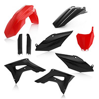 Acerbis Plastics Kit Honda Crf 450 R 17 Red Black