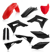 Kit Plasticos Acerbis Honda Crf 250 / 450r rojo negro