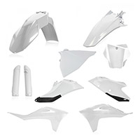 Acerbis Plastic Kit Gasgas Mcf21 White Black