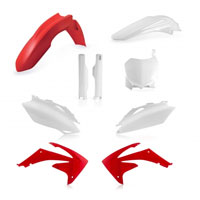 Acerbis Kit Full Plastic Bianco Rosso 0013979 For Honda