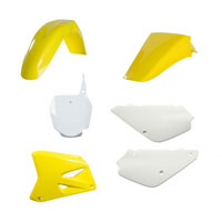 Susuki RM85 2000/2013のための白と黄色蛍光で利用可能な完全なキットのAcerbisプラスチック