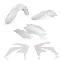 Acerbis Plastic Kit White 0015803 For Honda Crf 250r 11/13 And Crf 450r 11/12 