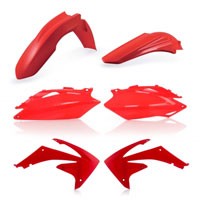 Acerbis Plastic Kit Red 0013148 For Honda Crf250r 2010 And Crf450r 09-10