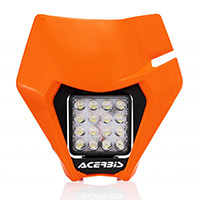 Acerbis Headlight Mask Ktm Exc/excf 20 Orange