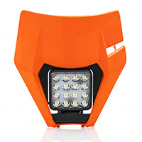 Acerbis Headlight Mask Vsl Ktm 17 Orange