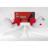Racetech Plastic Kits Replica Husqvarna 2018 4pcs White Red