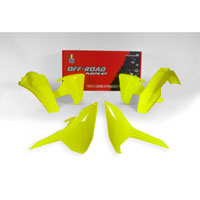 Racetech Plastic Kits Replica Husqvarna 2018 4pcs Fluo Yellow