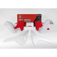 Racetech Plastic Kits Replica Husqvarna 2018 5pcs White Red