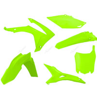 Racetech Plastic Kits Honda Crf 450 13/16 Crf 250 14/17 Yellow Neon