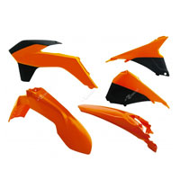 Racetech Plastic Kits Ktm Replica 5 Pz Black Orange