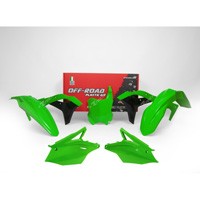 Racetech プラスチックキットカワサキレプリカ2018蛍光グリーン