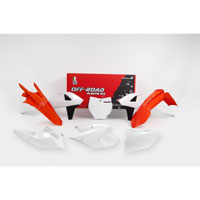 Racetech Kits De Plástico Ktm Replica 2018 Naranja Blanco