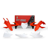 Racetech Plastic Kits Replica Ktm 2018 6pcs White Orange