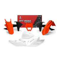 Racetech Kits De Plástico Ktm Replica 2018 Naranja Blanco Negro