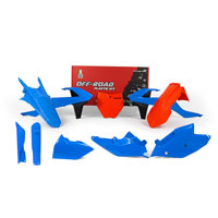 Racetech Kits De Plástico Ktm Replica 2018 Naranja Azul