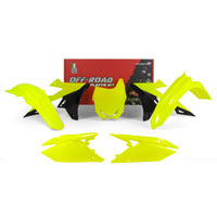 Racetech Plastic Kits Suzuki Replica 2018 5pcs Fluo Yellow