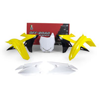 Racetech Plastic Kits Suzuki Replica 2018 White Yellow Black