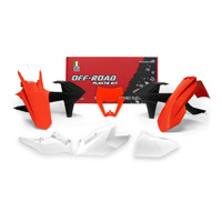 Racetech Plastics Kit Replica 6 pzs Ktm naranja blanco