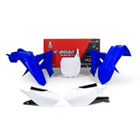 Racetech Kits De Plástico Yamaha Replica 2018 Blanco Azul  