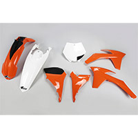 Kits Plastique Ufo Ktm Ktm Sxf 11-12 Orange Blanc