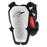 Alpinestars A-1 Pro Chest Protector White Black Red - 2