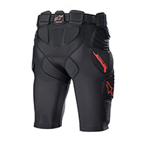 Pantalón corto Alpinestars Bionic Pro negro rojo - 2