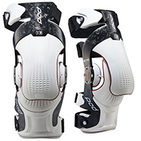 Podmx K8 3.0 Carbon Knee Guards Black White