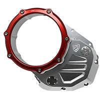 Cnc Racing Ca501 Clutch Cover Silver Red