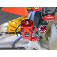 Dbk Hm 698 Rear Brake Reservoir Protection Red - 2