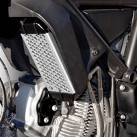 Ducabike Protección del enfriador de aceite GR03 gris