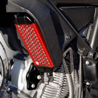 Ducabike Protección del enfriador de aceite GR03 rojo