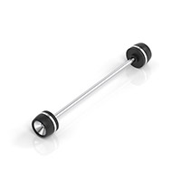 Rizoma Pw111 Front Axle Slider Silver